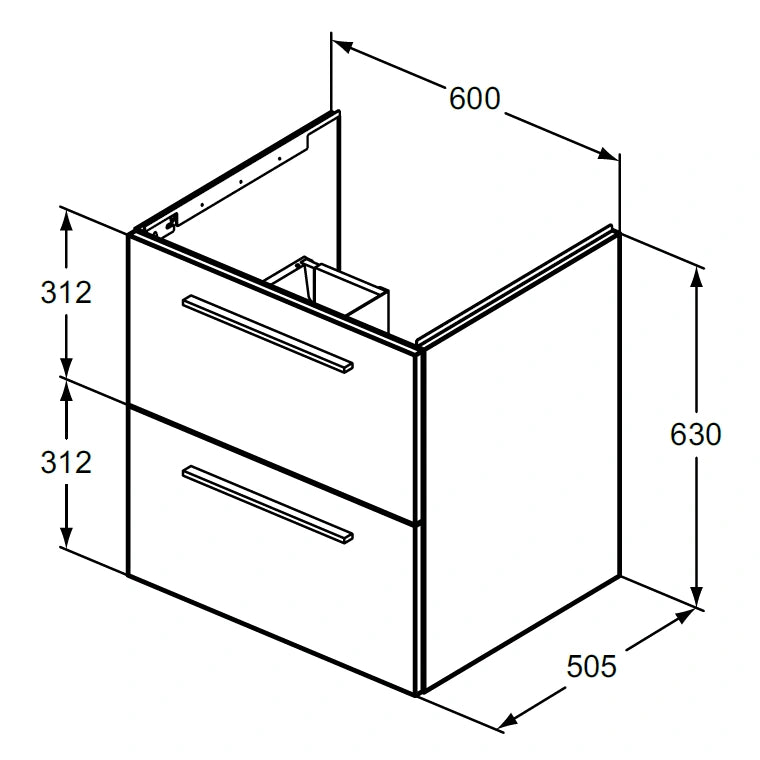 Ideal standard i.life B Шкаф с мивка