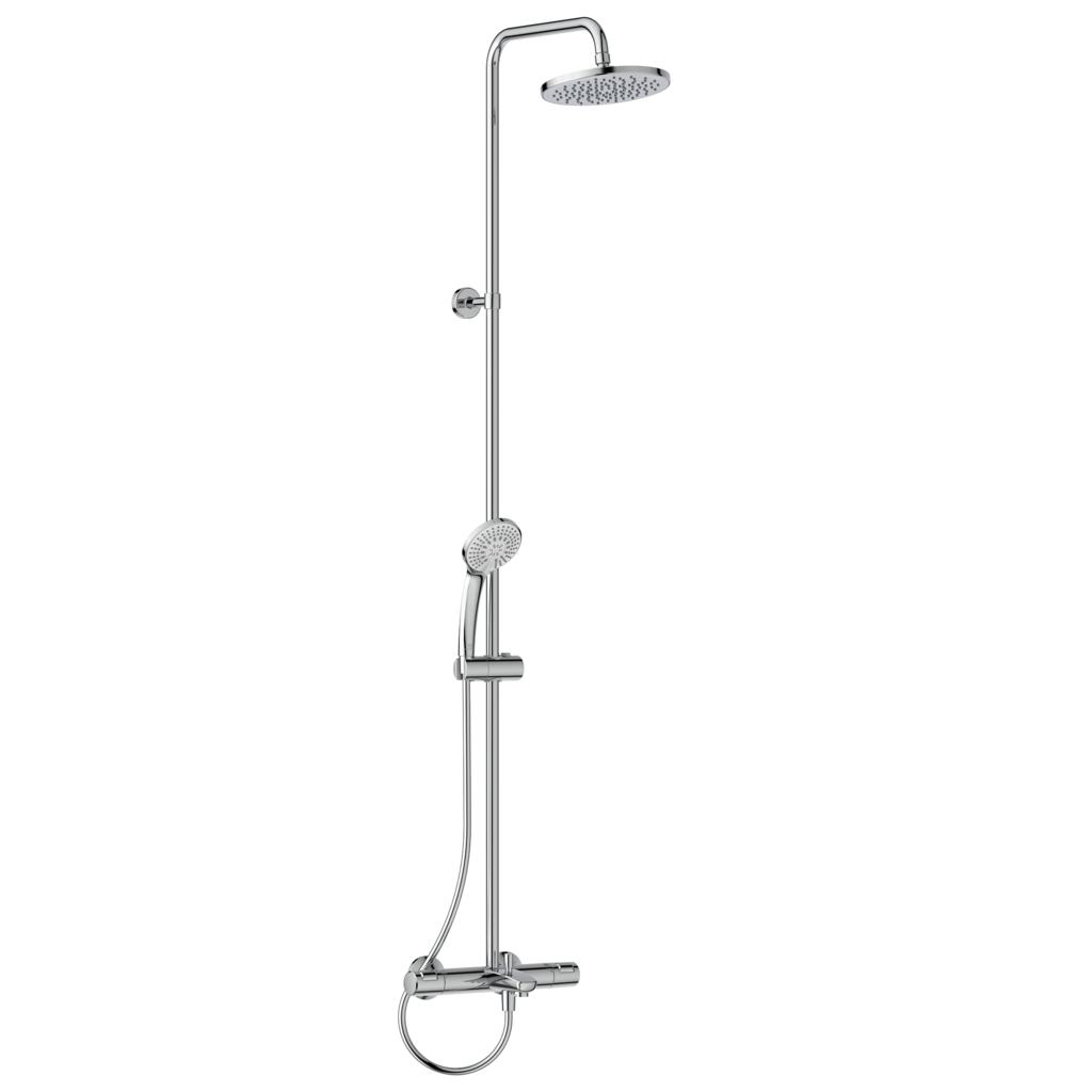 Ceratherm Душ система със стенен термостатен смесител за вана/душ