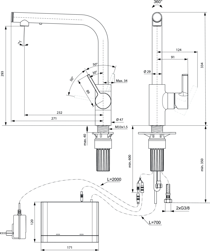 Gusto iMX Смесител за кухня