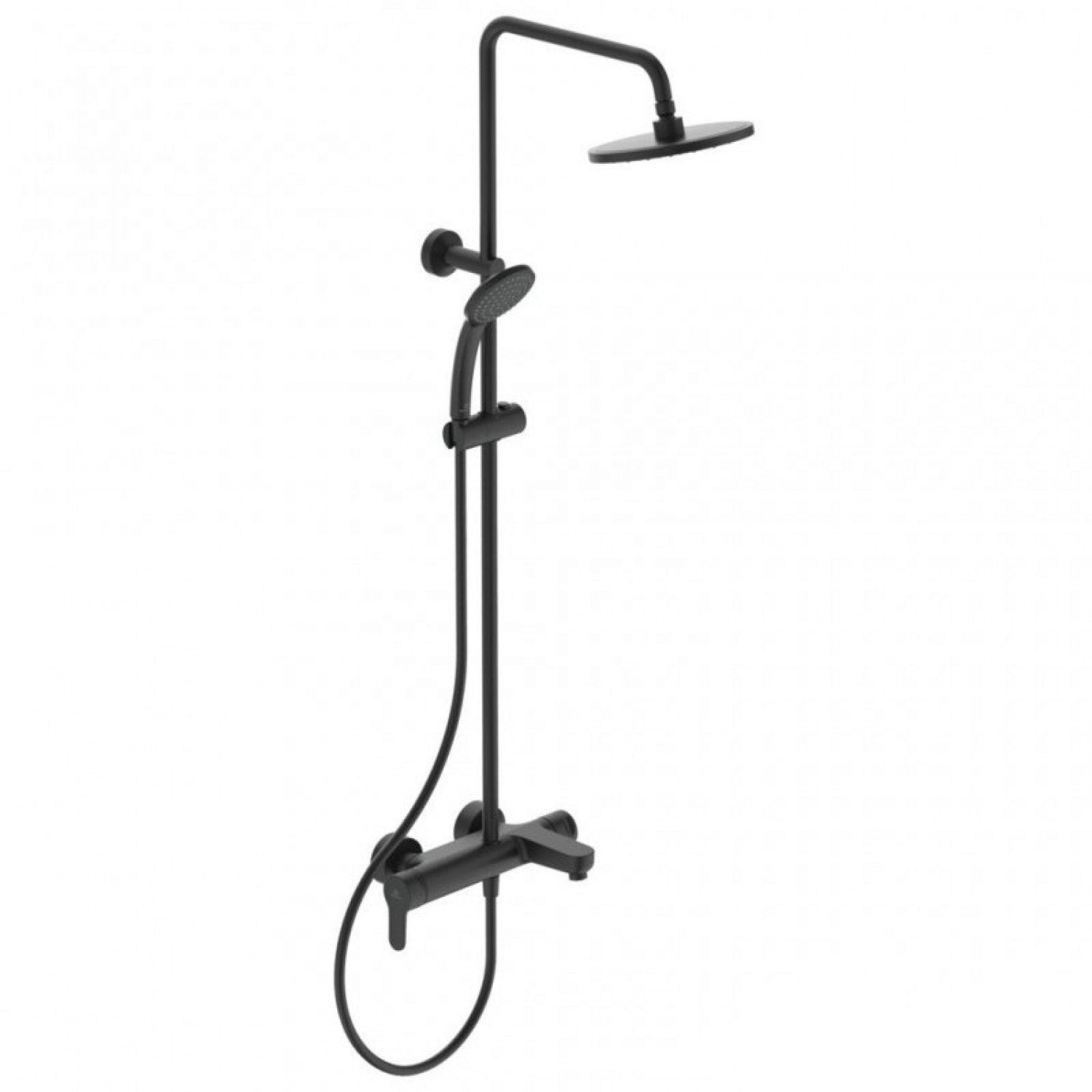 Cerafine O Душ система с едноръкохватков смесител за вана/душ