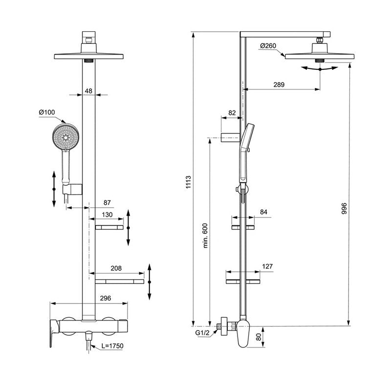 Ceraflow AlU+ Душ система