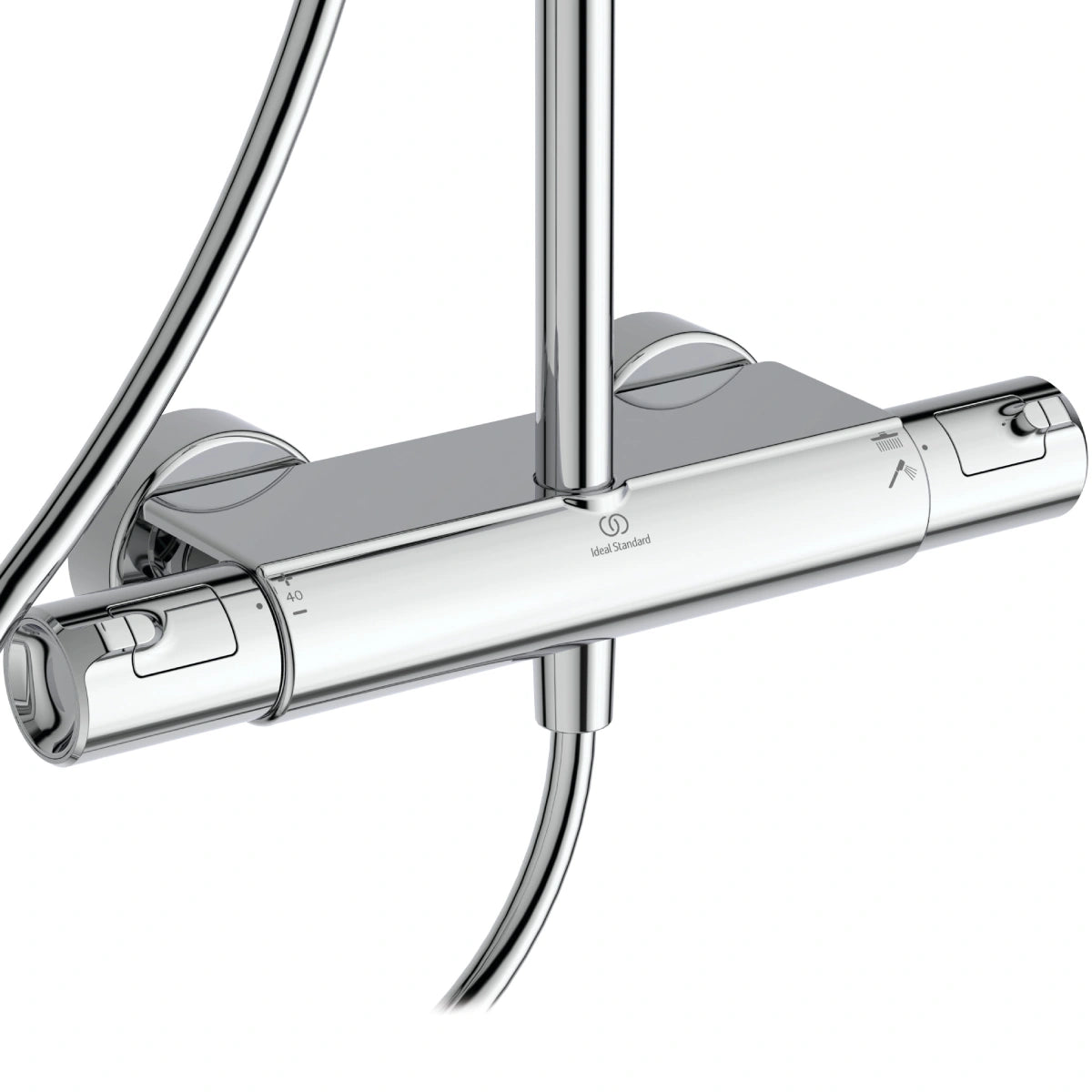 Ceratherm Душ система със термостатен стенен смесител за душ