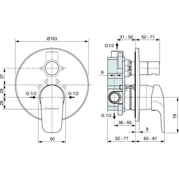 Ceraflex Комплект за вграждане