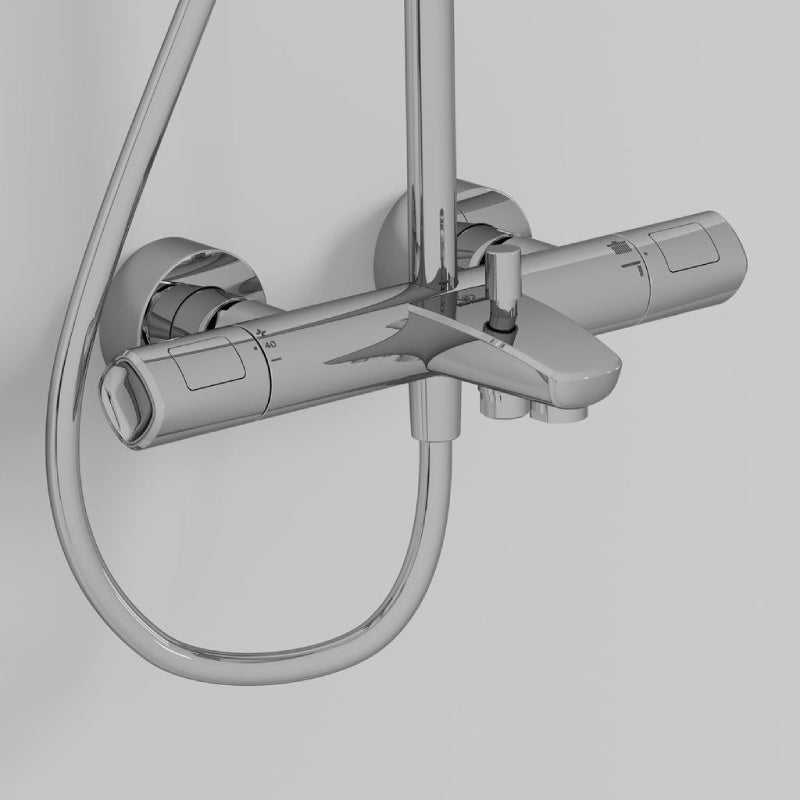 Ceratherm Душ система с термостатен стенен смесител за вана/душ