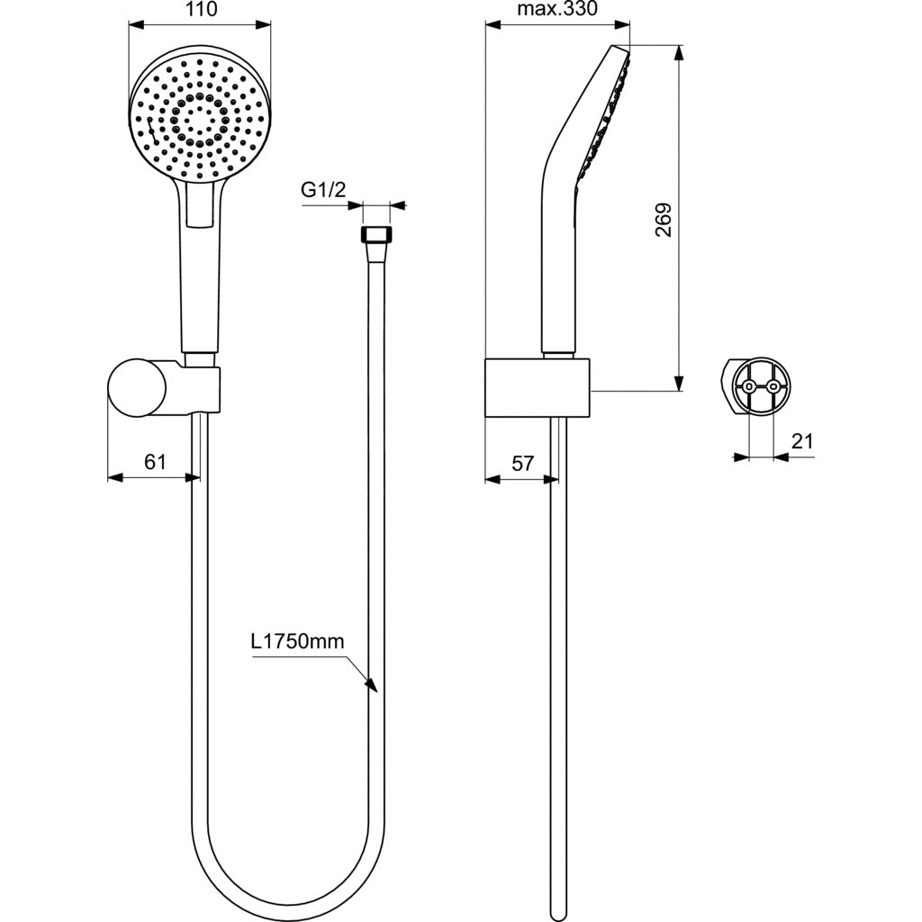 Ceratherm Термостатен смесител за вана/душ
