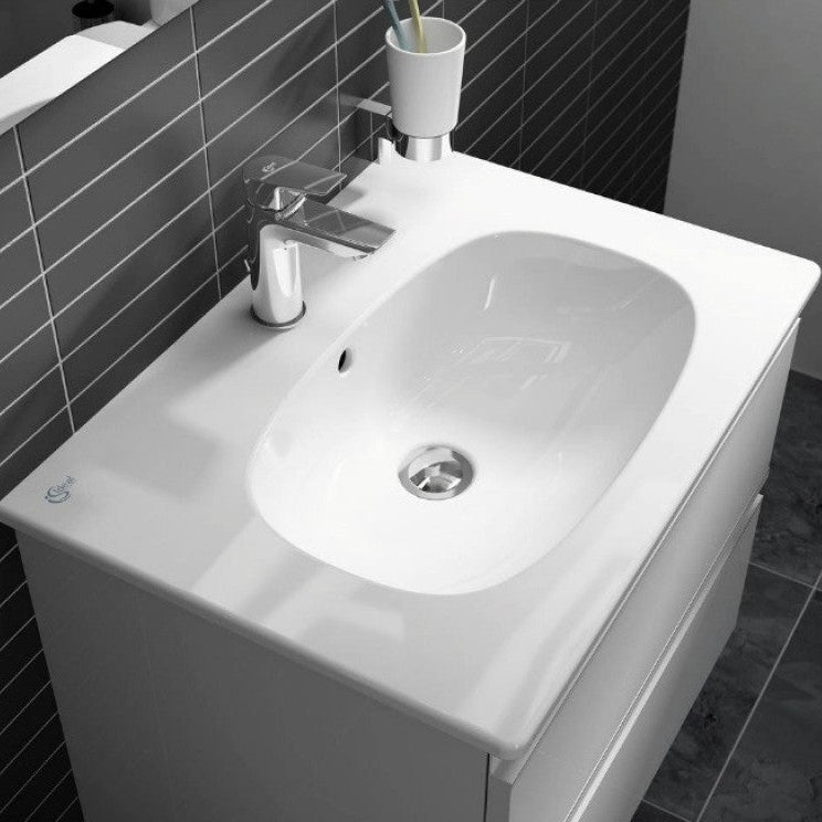 Tesi Мивка за мебел с отвор за смесител и преливник 103