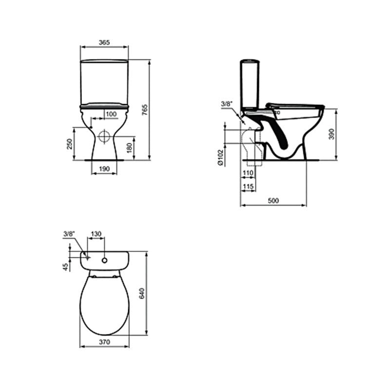 Ulysse S WC Моноблок + биде