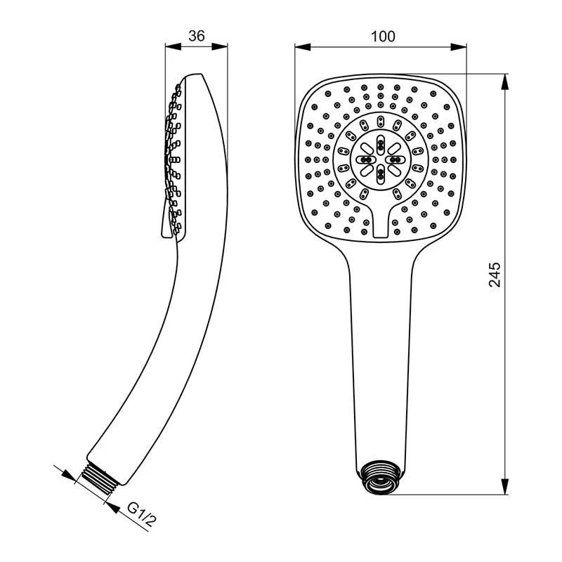 Idealrain Cube Ръчен душ
