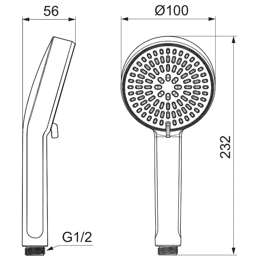 Ceratherm Термостатен смесител за вграждане за вана/душ с тяло