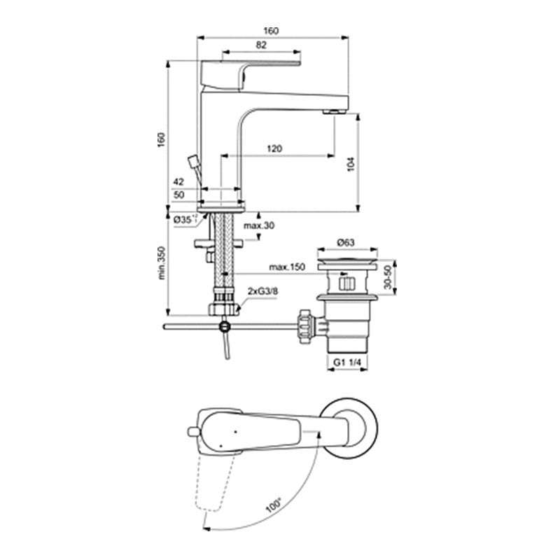 Esla Смесител за умивалник