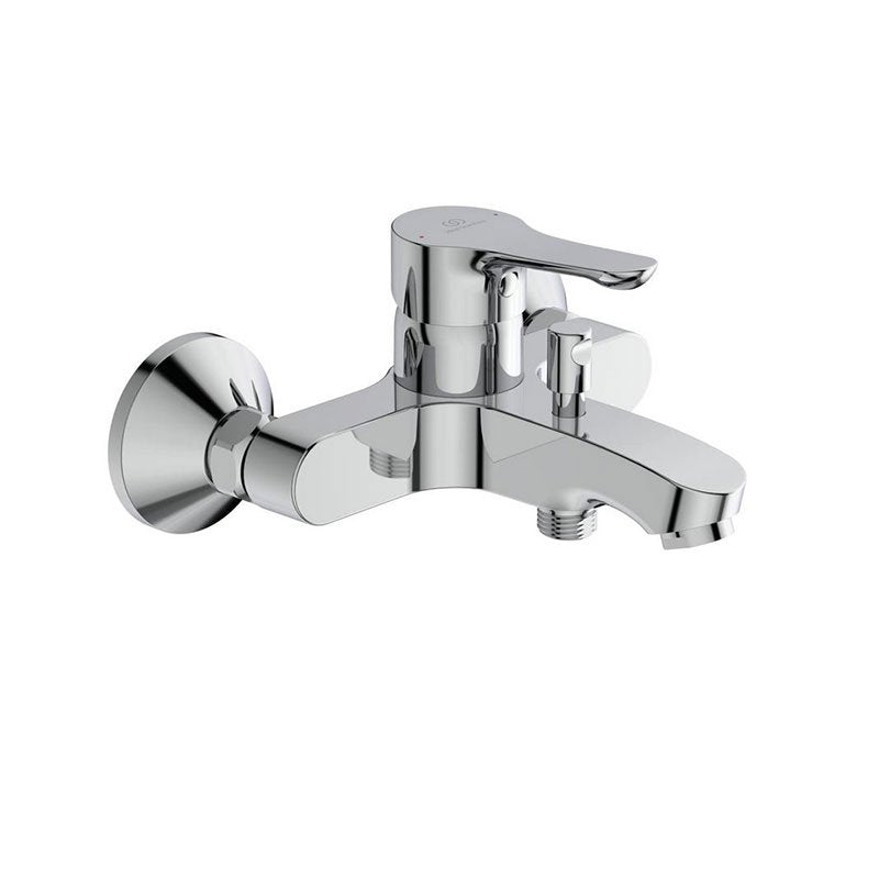 Alpha Смесител стенен за вана/душ с ръчен керамичен разпределител