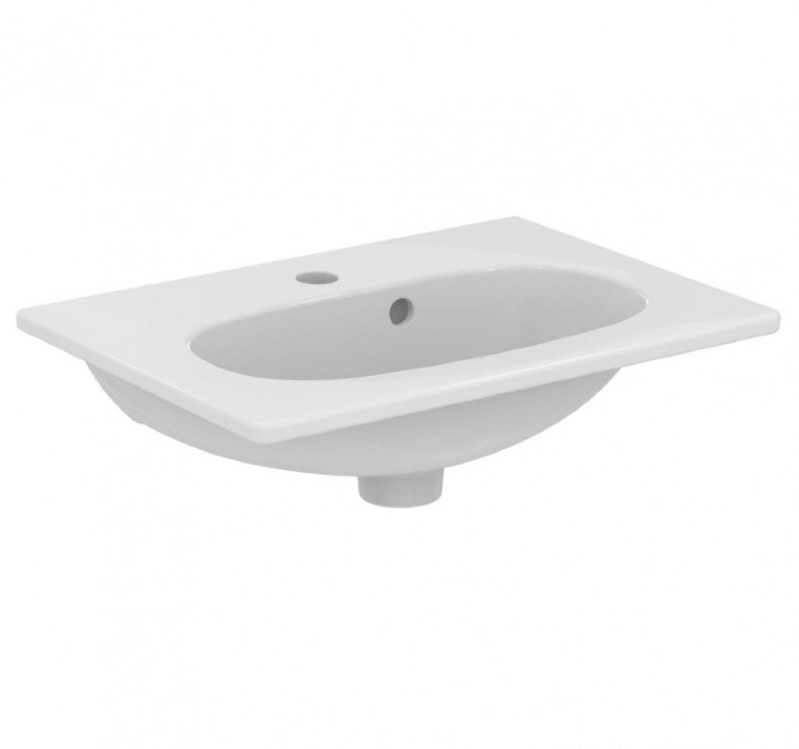 Tesi Мивка за мебел с отвор за смесител и преливник 103