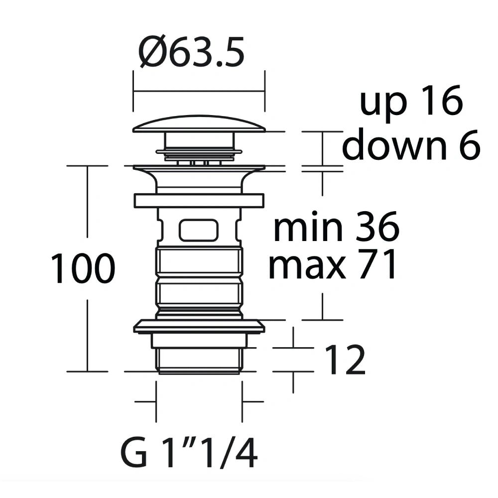 Cerafine O Nuovo Click-clack изпразнител